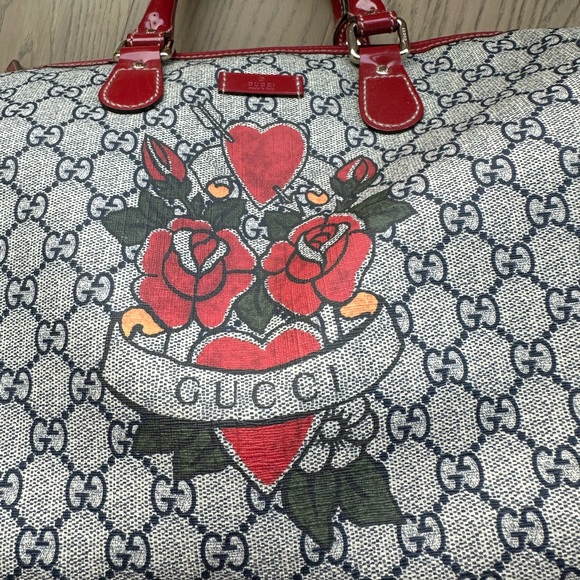 Gucci Monogram Tattoo Heart Joy Boston bag - Picture 10 of 12